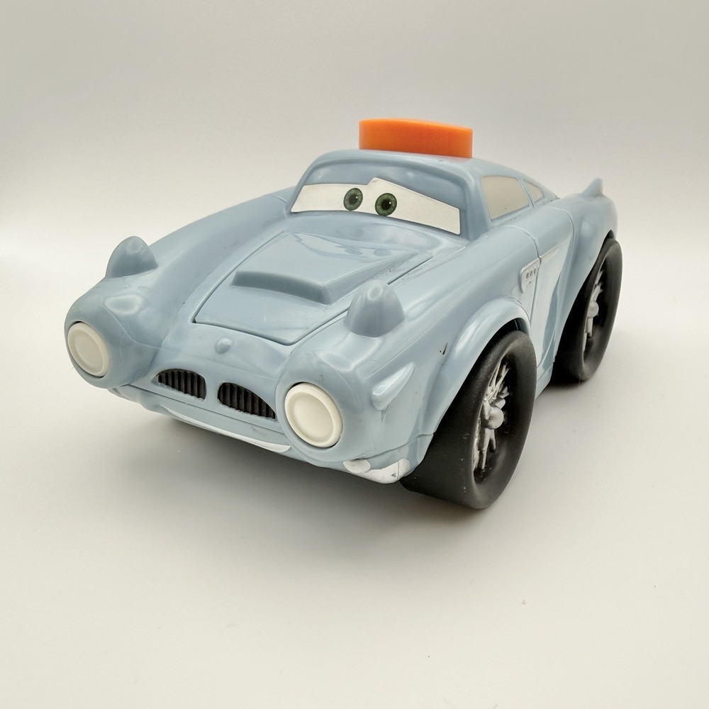 Disney Pixar Cars Finn McMissile Talking Lights‎ 2010 Fisher-Price Mattel Works!